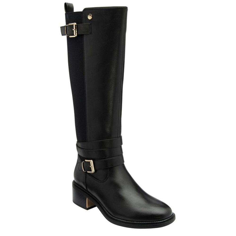 Lotus Shoes Womens/Ladies Freya Leather Knee-High Boots / Black